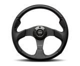 Momo Jet Steering Wheel 350 mm -  Black AirLeather/Black Spokes