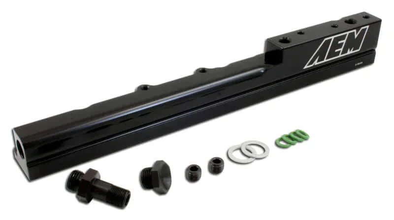 AEM 99-00 Honda Civic Si Black Fuel Rail - Premium  from Precision1parts.com - Just $107.61! Shop now at Precision1parts.com