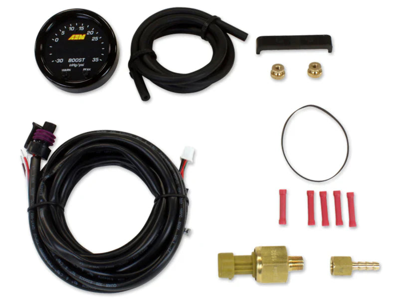 AEM X-Series Boost Pressure 30-60psi Gauge Kit - Premium  from AEM - Just $279.95! Shop now at Precision1parts.com