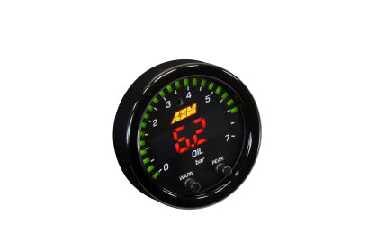 AEM X SERIES OIL FUEL PRESSURE GAUGE 0-100 psi - Premium  from AEM - Just $199.95! Shop now at Precision1parts.com