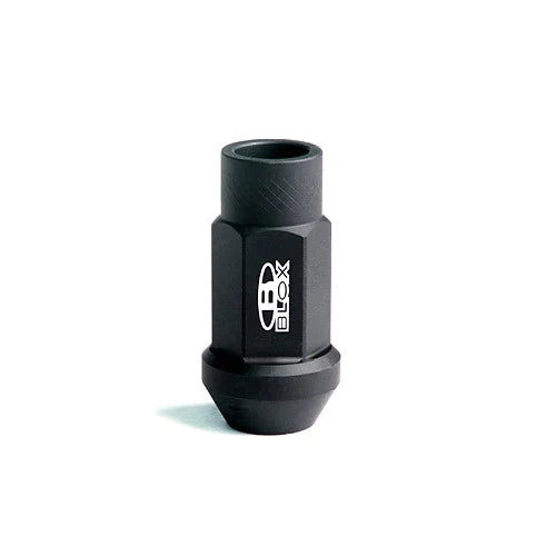 Blox Street Series Flat Black Lugnuts 12 x 1.5mm-Set of 20 - Premium  from Precision1parts.com - Just $88! Shop now at Precision1parts.com