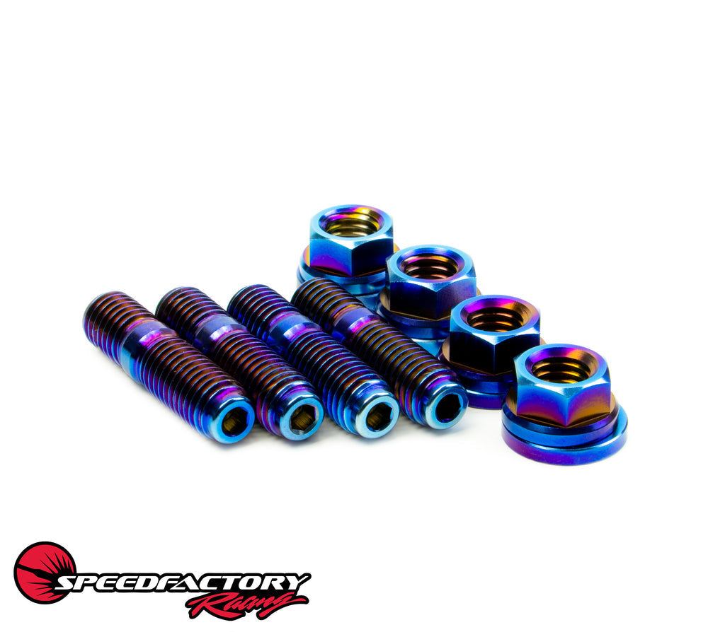 SpeedFactory Racing Titanium Turbo to Manifold Stud Kit – 4pc - Premium  from Precision1parts.com - Just $55.99! Shop now at Precision1parts.com