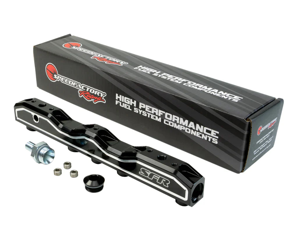 SpeedFactory Racing Billet B-Series -10AN Mega Flow Fuel Rail - Premium  from Precision1parts.com - Just $155.79! Shop now at Precision1parts.com