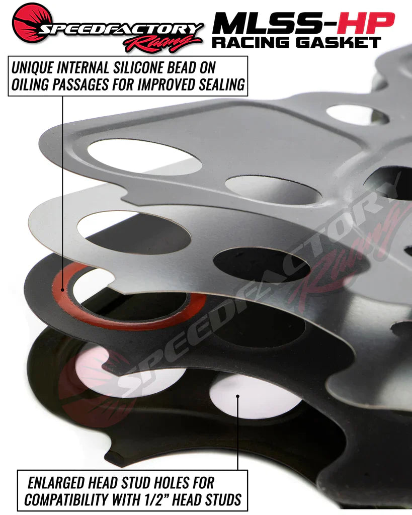 SpeedFactory Racing High Performance MLSS-HP Head Gaskets for Honda/Acura B-Series VTEC - Premium  from Precision1parts.com - Just $109.99! Shop now at Precision1parts.com