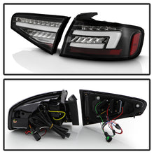 Load image into Gallery viewer, Spyder 13-16 Audi A4 4DR LED Tail Lights LED Clear Reverse Lights - Black ALT-YD-AA413-SEQ-BK