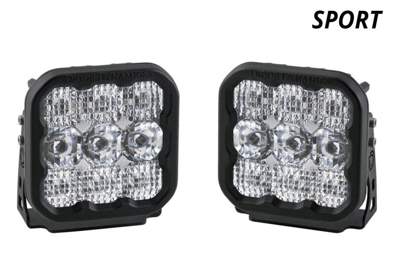 Diode Dynamics SS5 LED Pod Sport - White Combo (Pair)