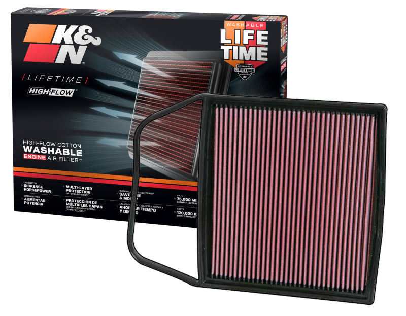 K&N 06-09 BMW 135/335/535 Drop In Air Filter