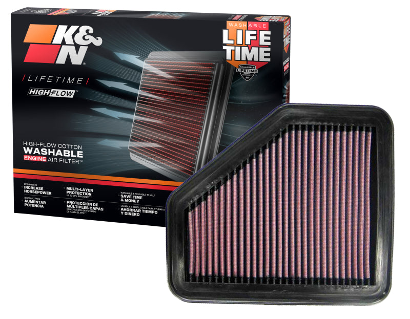 K&N 05-10 Chevy Cobalt / 07-09 Pontiac G5 Drop In Air Filter