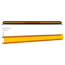 Load image into Gallery viewer, Borne Off-Road Light Bar Cover Single Row 30in Amber