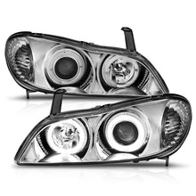 Load image into Gallery viewer, ANZO 2000-2004 Infiniti I30 Projector Headlights w/ Halo Chrome