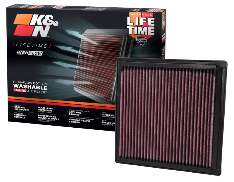 K&N Replacement Air Filter DODGE DURANGO 04-09 / CHRYSLER ASPEN 07-09