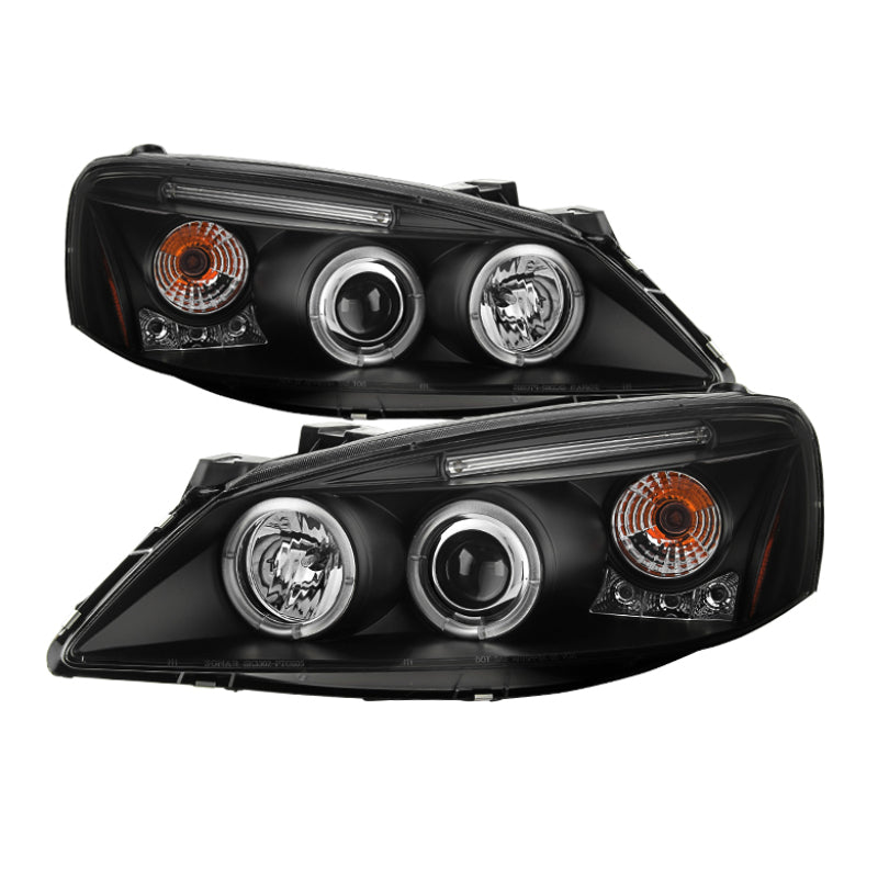 Spyder Pontiac G6 2/4DR 05-08 Projector Headlights LED Halo LED Blk PRO-YD-PG605-HL-BK