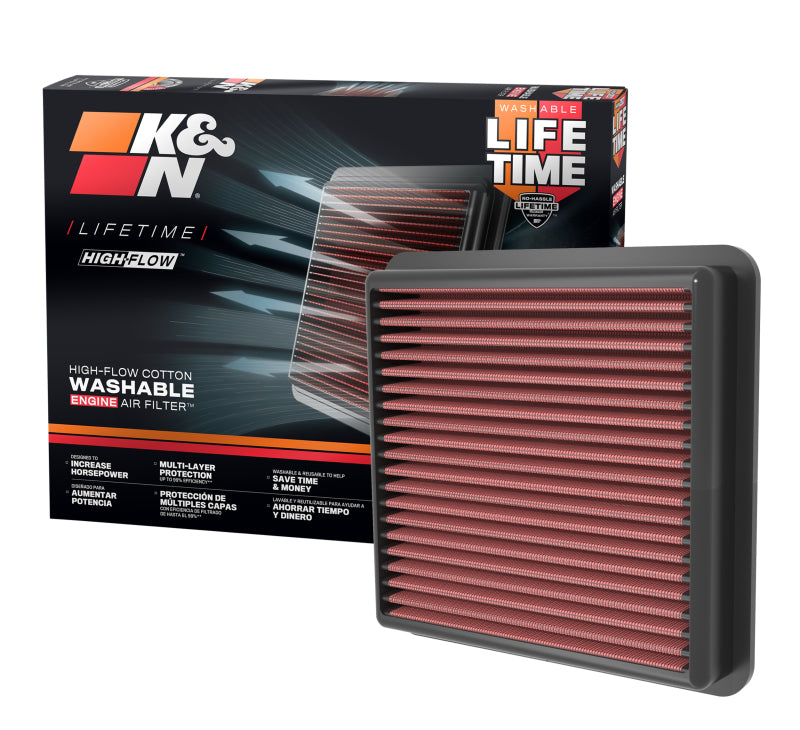 K&N 21-22 Hyundai Elantra 2500 1.6L/2.0L L4 Replacement Air Filter