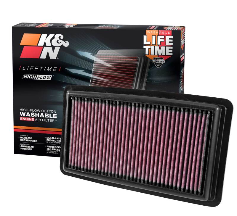 K&N 16 Honda Pilot 3.5L V6 Drop In Air Filter