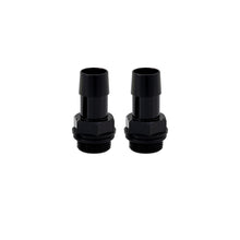 Load image into Gallery viewer, Mishimoto 2pcs. M20x1.5 5/8in Aluminum Catch Can Fittings - Black