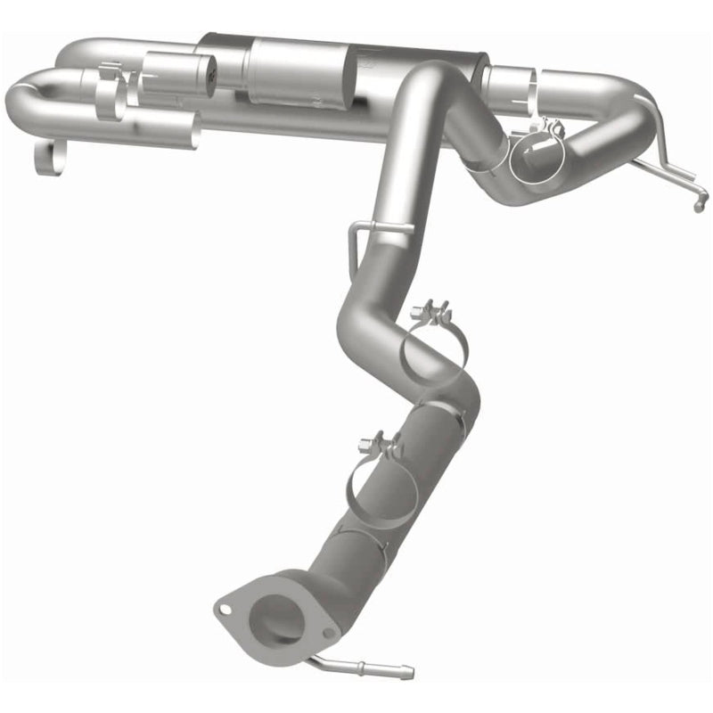 MagnaFlow 2021 Ford Bronco Overland Series Cat-Back Exhaust w/ Single Straight Driver Exit- No Tip