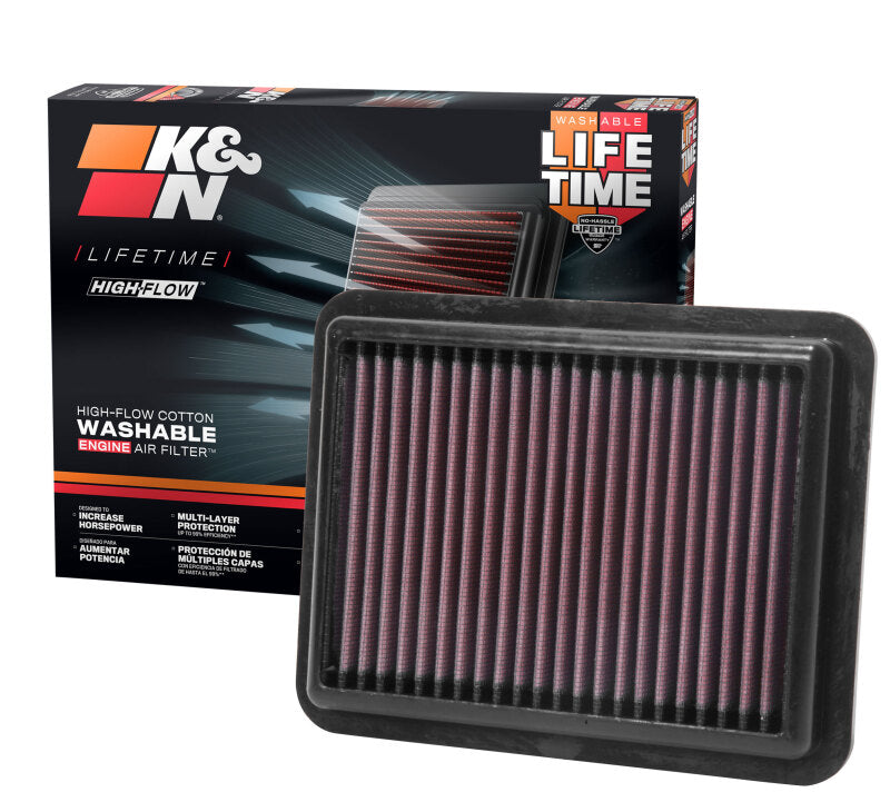 K&N 2018 Nissan Kicks L4-1.6L F/I Replacement Drop In Air Filter