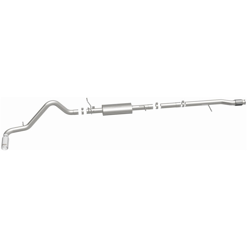 Magnaflow 14 Chevy Silverado V8 5.3L CC/EC Cab Single P/S Rear Exit Stainless Cat Back Perf Exhaust