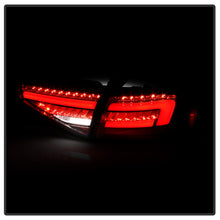 Load image into Gallery viewer, Spyder 13-16 Audi A4 4DR LED Tail Lights LED Clear Reverse Lights - Black ALT-YD-AA413-SEQ-BK