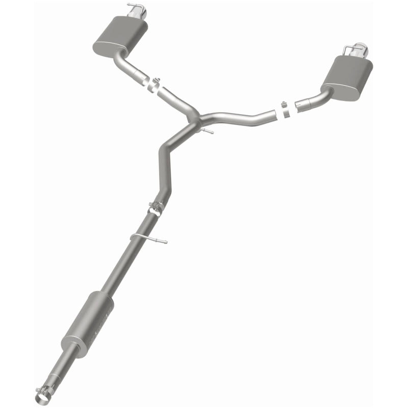 MagnaFlow 11-13 Ford Explorer V6 3.5L SS Catback Exhaust Dual Split Rear Exit w/ 3.5in SS Tips