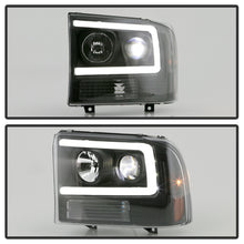 Load image into Gallery viewer, Spyder Ford F-250 99-04/Excursion 00-04 1 Piece LED Headlights - Black PRO-YD-FF25099V2PL-BK