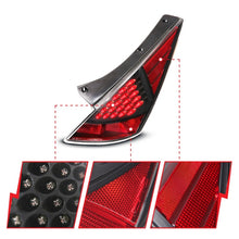 Load image into Gallery viewer, ANZO 2003-2005 Nissan 350Z LED Taillights Black