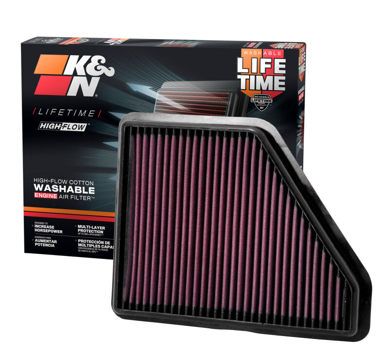 K&N Replacement Air Filter CHEVROLET EQUINOX 2.4L L4 & 3.0L V6; 2010