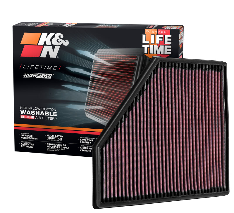 K&N Replacement Air Filter 15-16 BMW 330I 2.0L