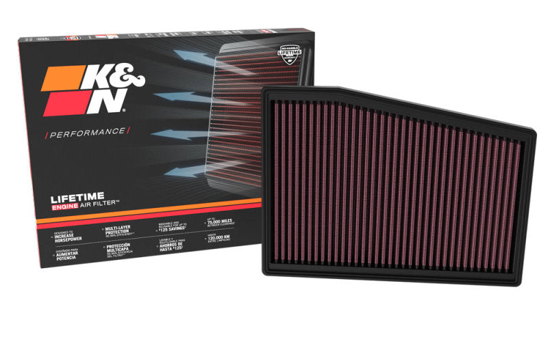 K&N 22-23 Cadillac CT5 V8-6.4L Replacement Air Filter