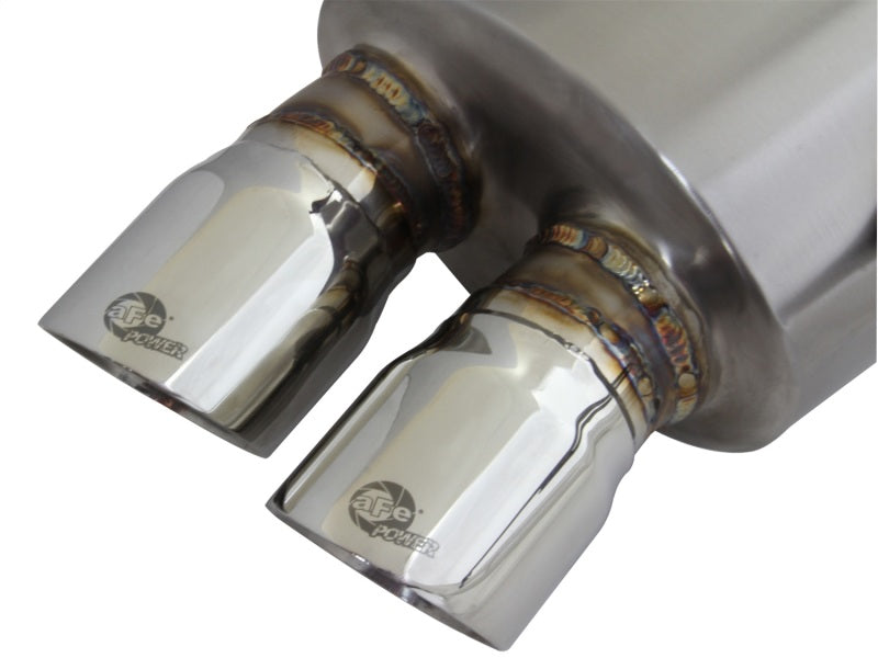 aFe MACHForce Exhaust Cat-Back SS-304 w/ Polished Tips 07-13 BMW 328i (E92/93) L6 3.0L Non-Turbo