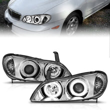 Load image into Gallery viewer, ANZO 2000-2004 Infiniti I30 Projector Headlights w/ Halo Chrome