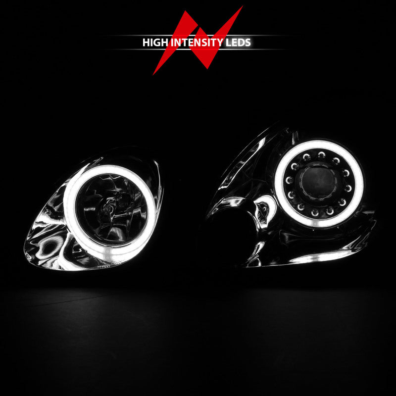 ANZO 1998-2005 Lexus Gs300 Projector Headlights w/ Halo Chrome