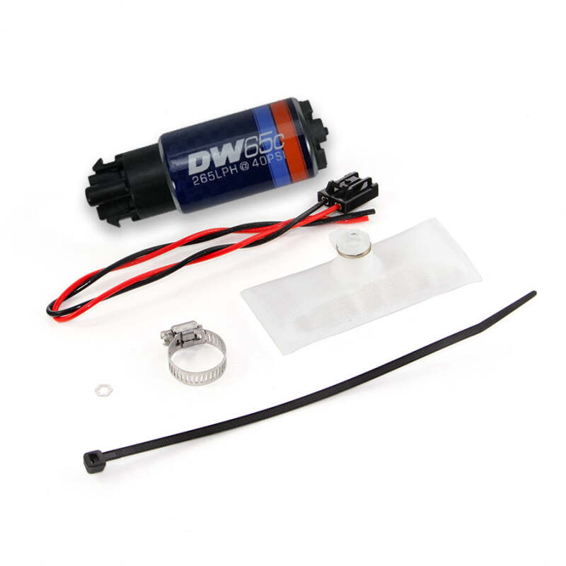 DeatschWerks 88-91 BMW 325i DW65C 265lph Compact Fuel Pump w/ Install Kit (w/o Mounting Clips)