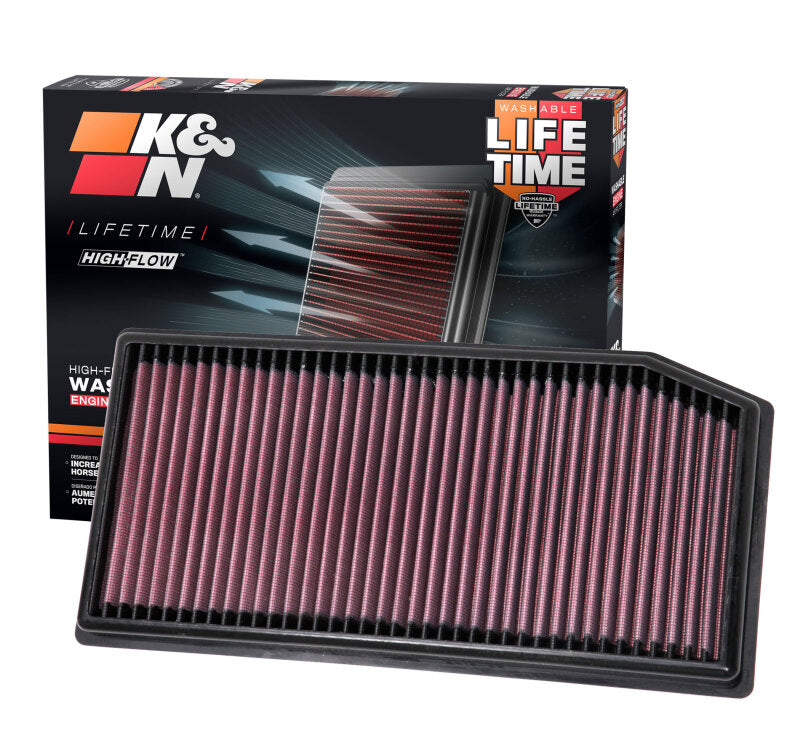 K&N 2019 Mercedes Benz E350 L4-2.0L F/I Replacement Drop In Air Filter