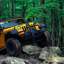 Load image into Gallery viewer, Borne Off-Road 10K Winch - Orange Synthetic Rope