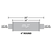 Load image into Gallery viewer, MagnaFlow Muffler Mag SS 14X4X4 2.5X2.5