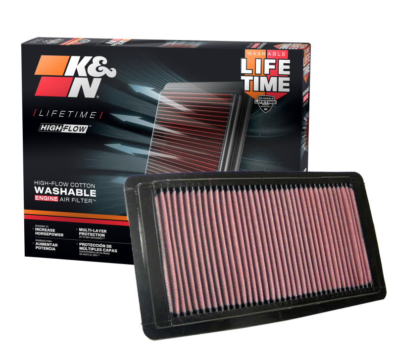 K&N 05-10 Honda Odyssey / 09-10 Pilot V6-3.5L Drop In Air Filter