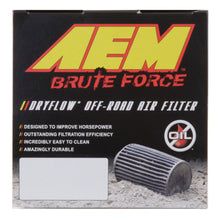 Load image into Gallery viewer, AEM Dryflow 4in. X 9in. Round Tapered Air Filter