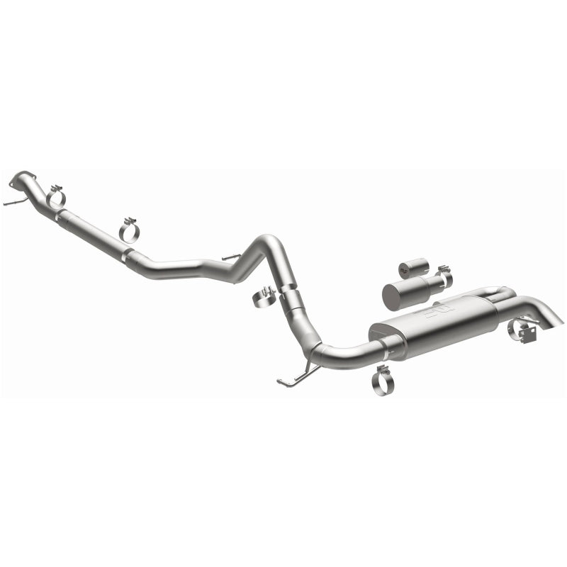 MagnaFlow 2021 Ford Bronco Overland Series Cat-Back Exhaust w/ Single Straight Driver Exit- No Tip