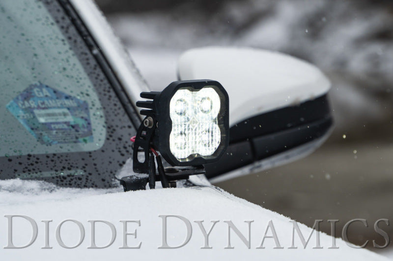 Diode Dynamics 10-21 Toyota 4Runner SS3 LED Ditch Light Kit - Yellow Pro Combo