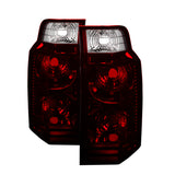 Xtune Jeep Commander 06-10 OEM Style Tail Lights -Red Smoked ALT-JH-JCOM06-OE-RSM