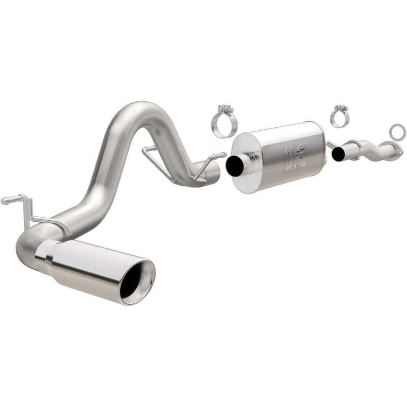 MagnaFlow Cat-Back 2016 Toyota Tacoma 3.5L V6 SS 3in Single Pass Side Exit Rear 4in Tip