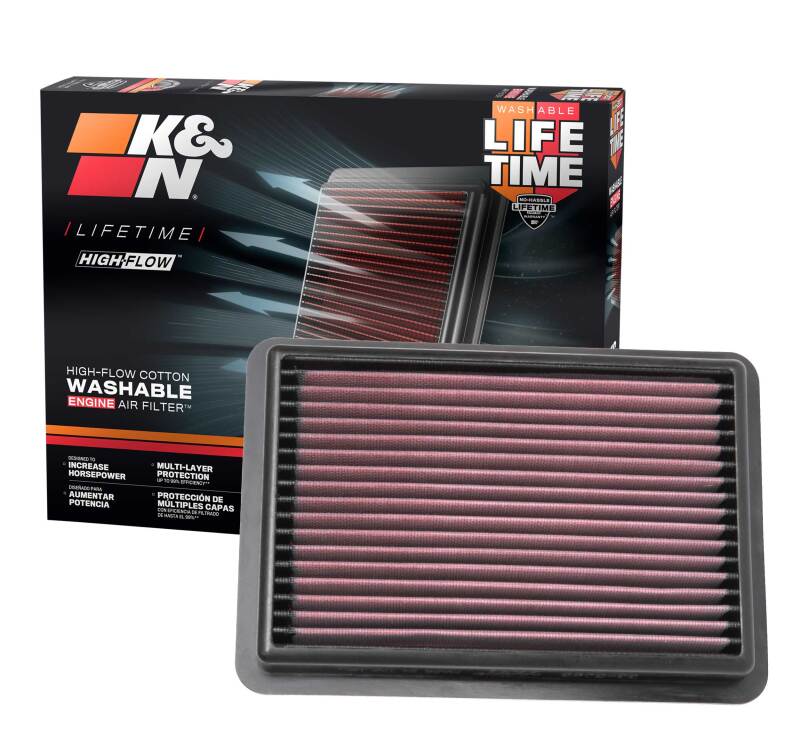 K&N 2019 Mazda 3 2.5L F/I Drop In Replacement Air Filter