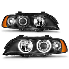 Load image into Gallery viewer, ANZO 1997-2001 BMW 5 Series Projector Headlights w/ Halo Black