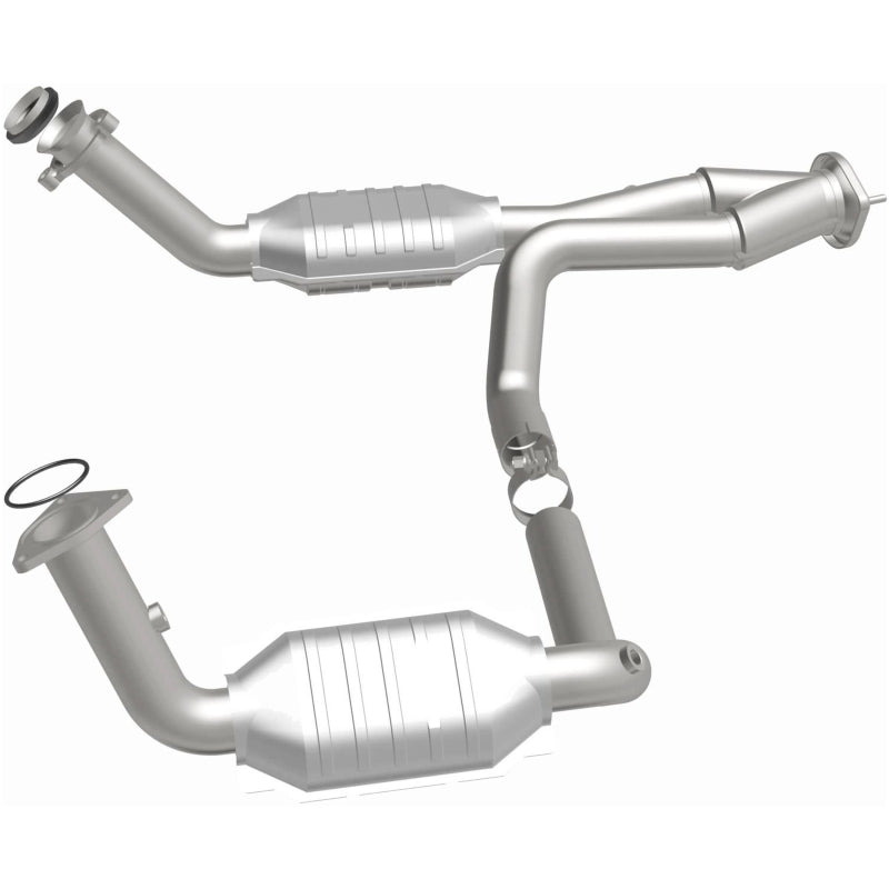 MagnaFlow Conv DF 02-06 Cadillac Escalade / 02-06 Chevy Avalanche 5.3L Dual Conv Y-Pipe Assembly 2WD