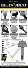 Load image into Gallery viewer, ICON 2005+ Toyota Tacoma Billet Upper Control Arm Delta Joint Kit