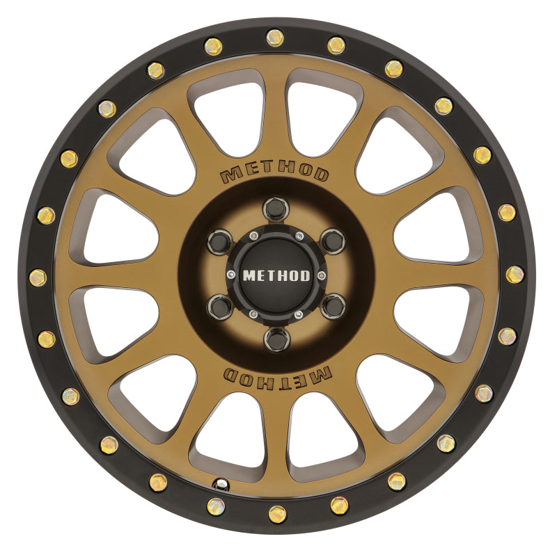 Method MR305 NV 17x8.5 0mm Offset 6x135 94mm CB Method Bronze/Black Street Loc Wheel