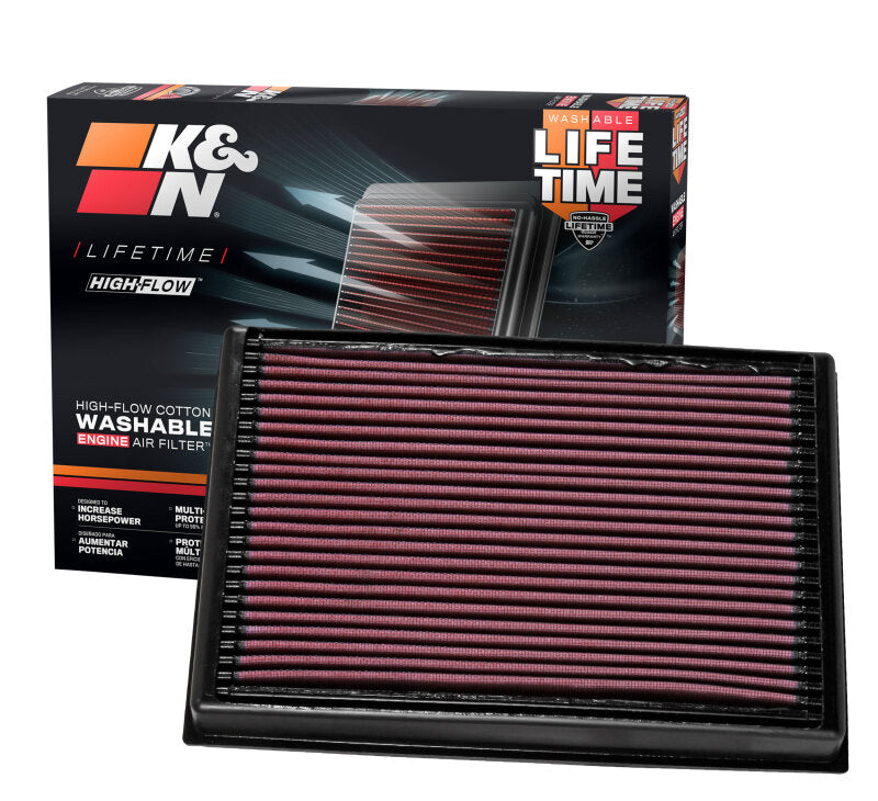 K&N 2016 Nissan Titan XD V8-5.0L Replacement Drop In Air Filter