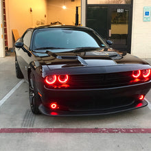 Load image into Gallery viewer, Oracle 15-21 Dodge Challenger Waterproof LED Fog Light Halo Kit - ColorSHIFT SEE WARRANTY