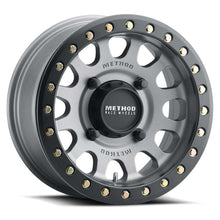 Load image into Gallery viewer, Method MR401 UTV Beadlock 15x6 / 5+1/49mm Offset / 5x4.5 / 72mm CB Titanium Wheel - Matte Black Ring